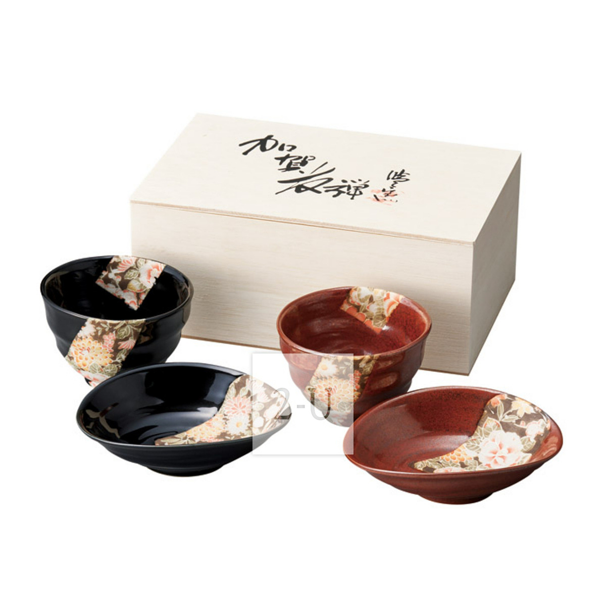 加賀友禪 對杯對碗筷子套裝禮盒