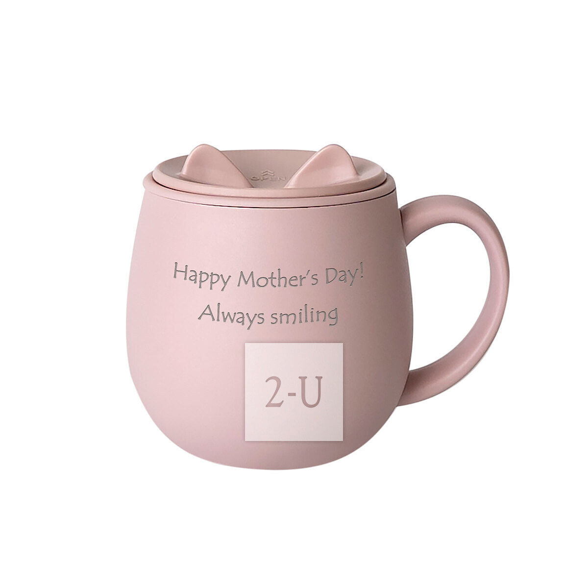 貓咪馬剋杯 粉色