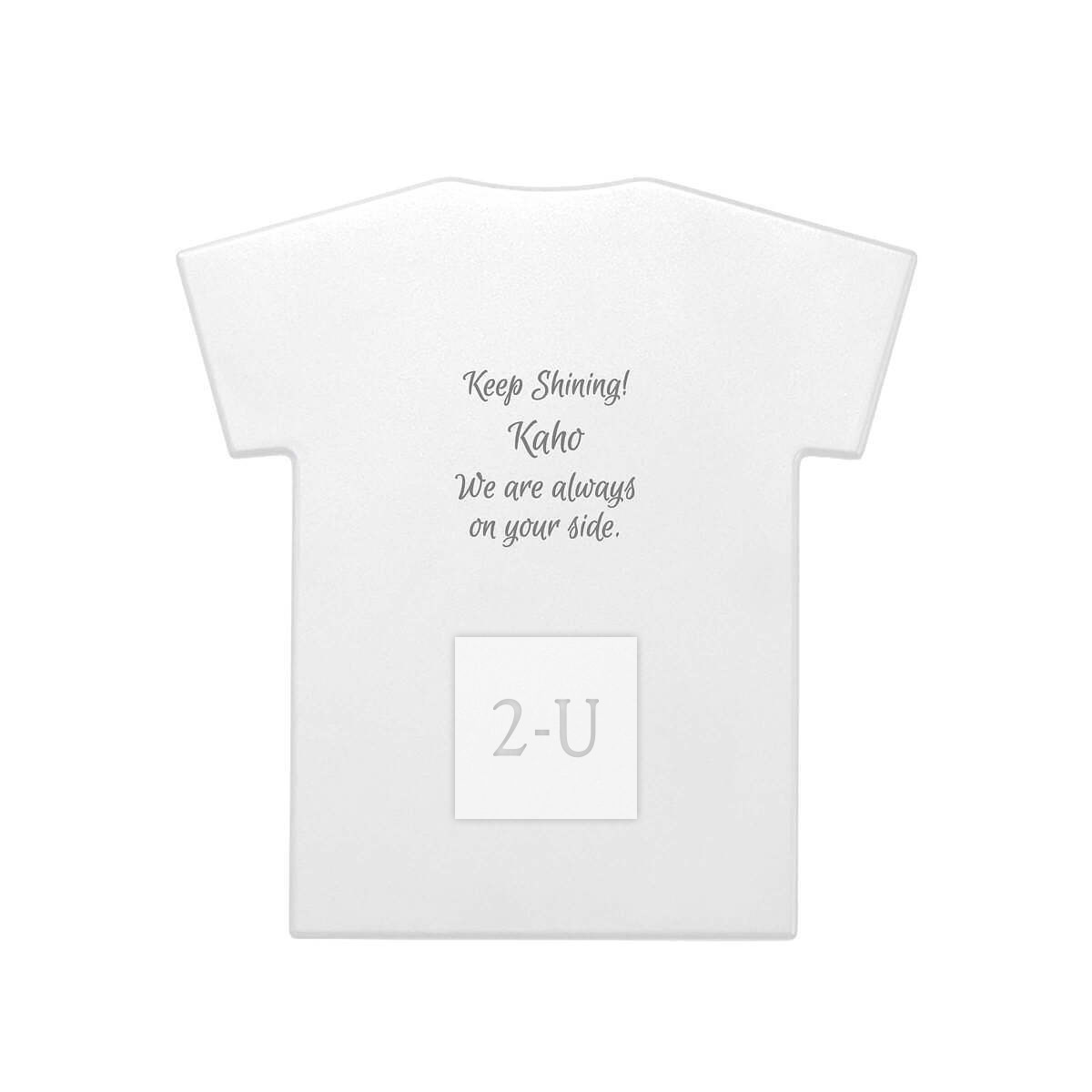 T卹造型移動電源充電寶 白色