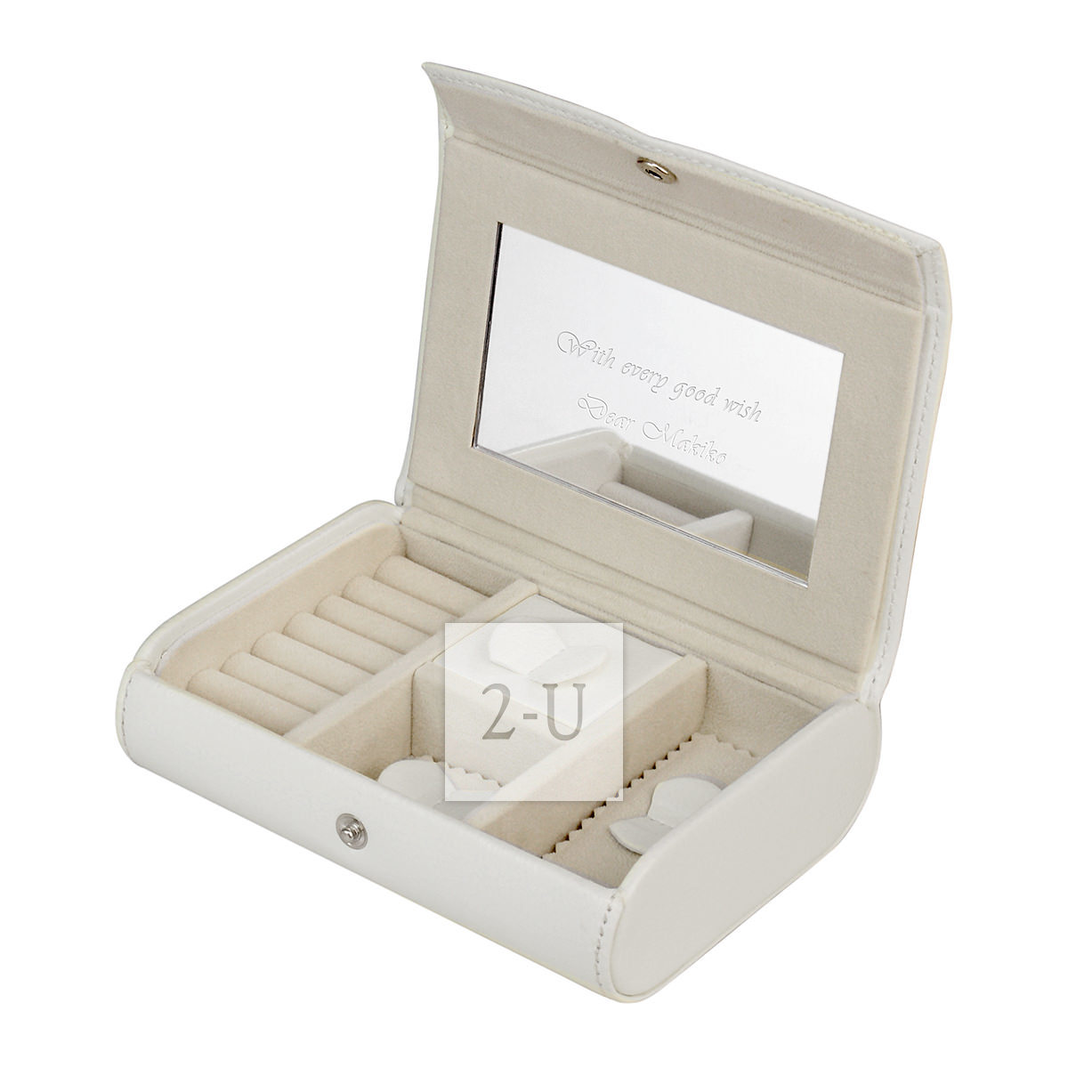 白色精巧首飾盒