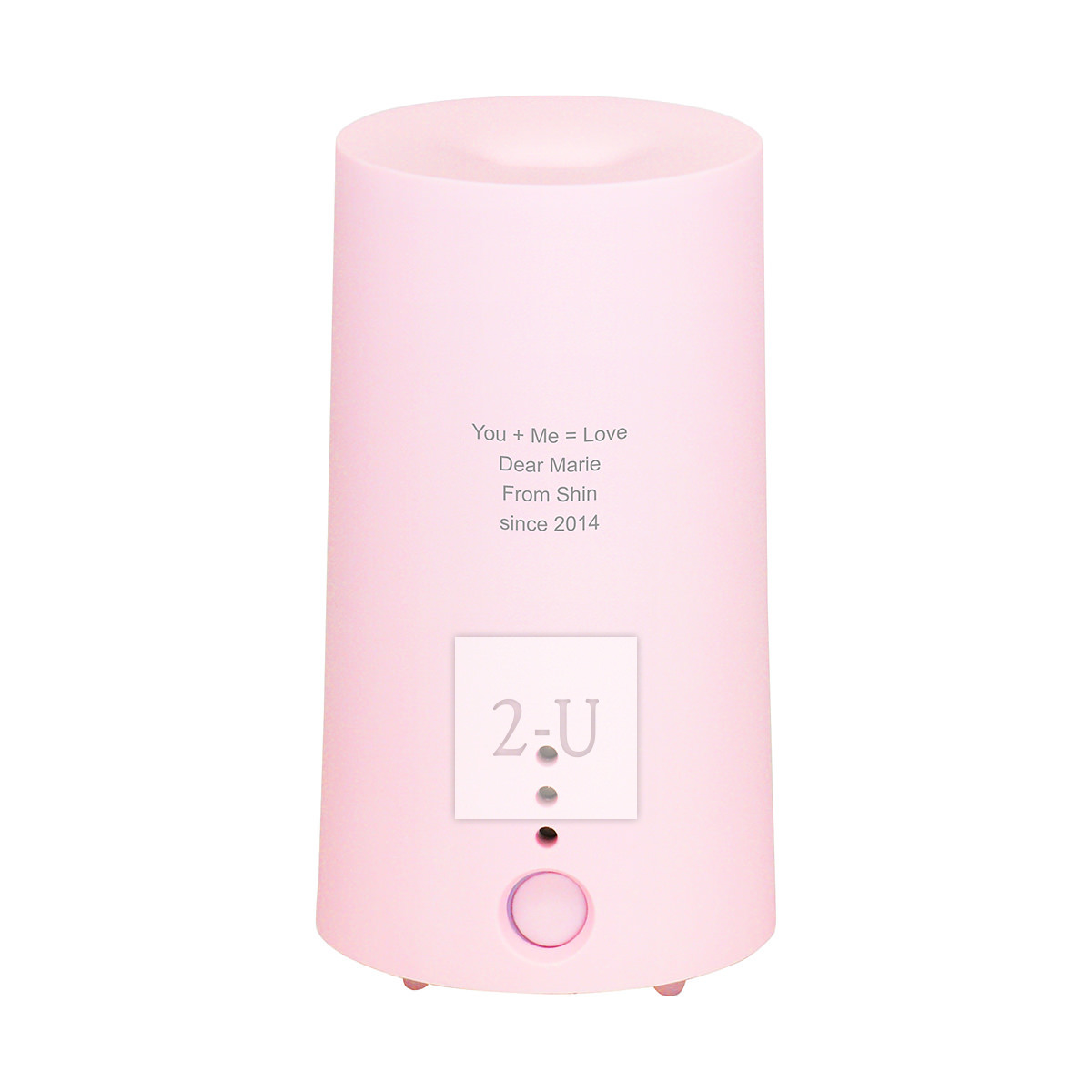 超音波噴霧式迷妳香薰器加溼器 粉色