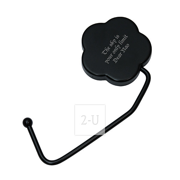 黑色花形提包掛鉤