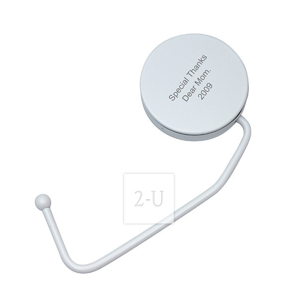 提包掛鉤 圓形白色