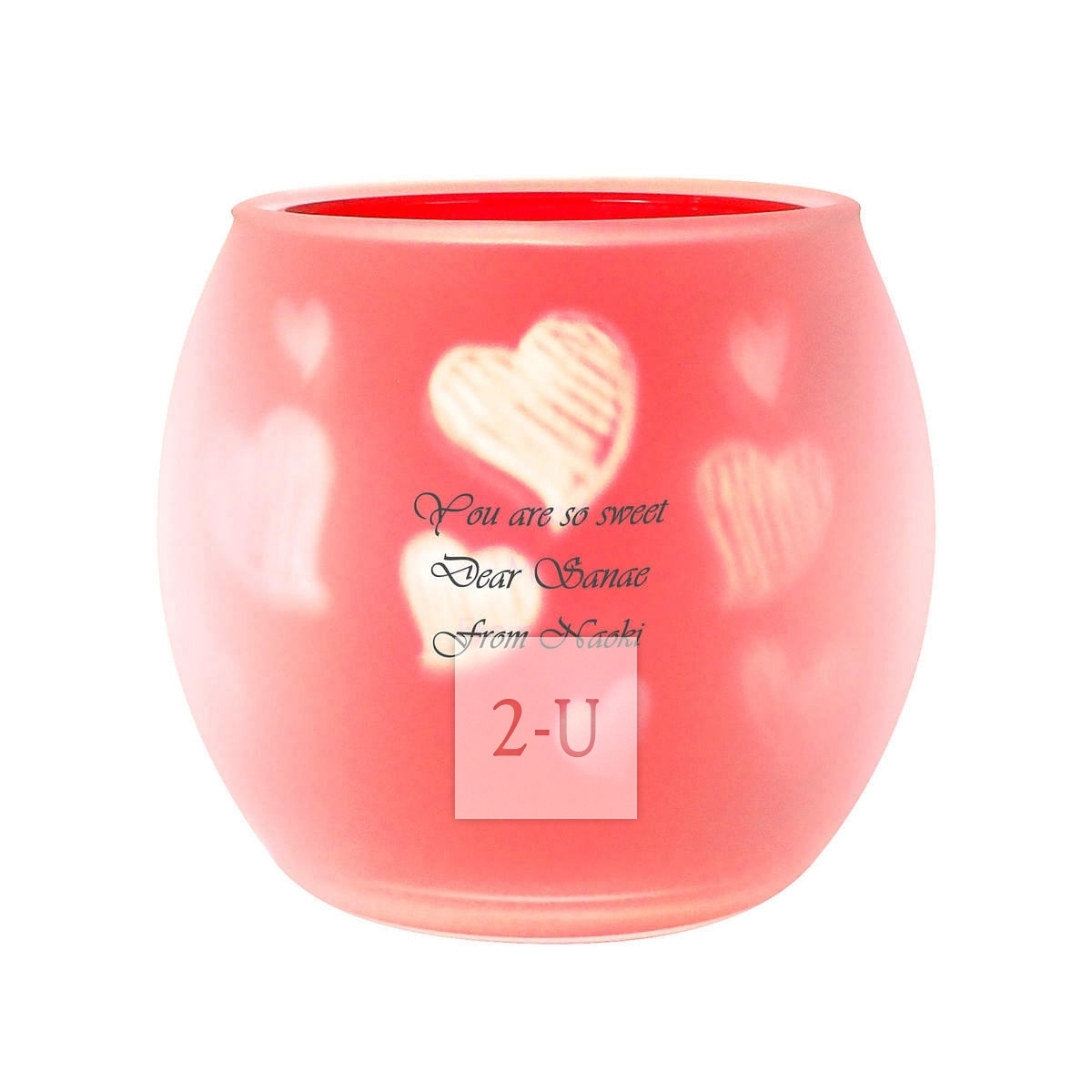 創意蠟燭雙層鏇轉燭檯 愛心