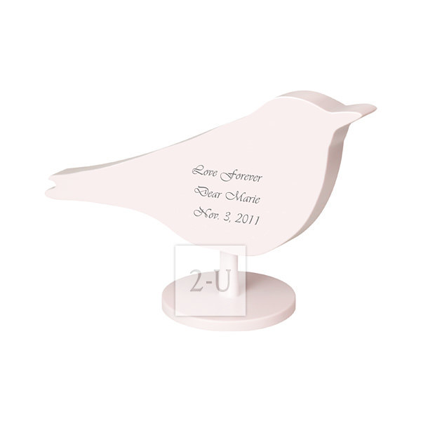 小鳥可報時鬧鐘 淺粉紅色