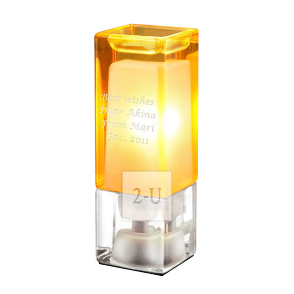 黃色冰柱香熏燈