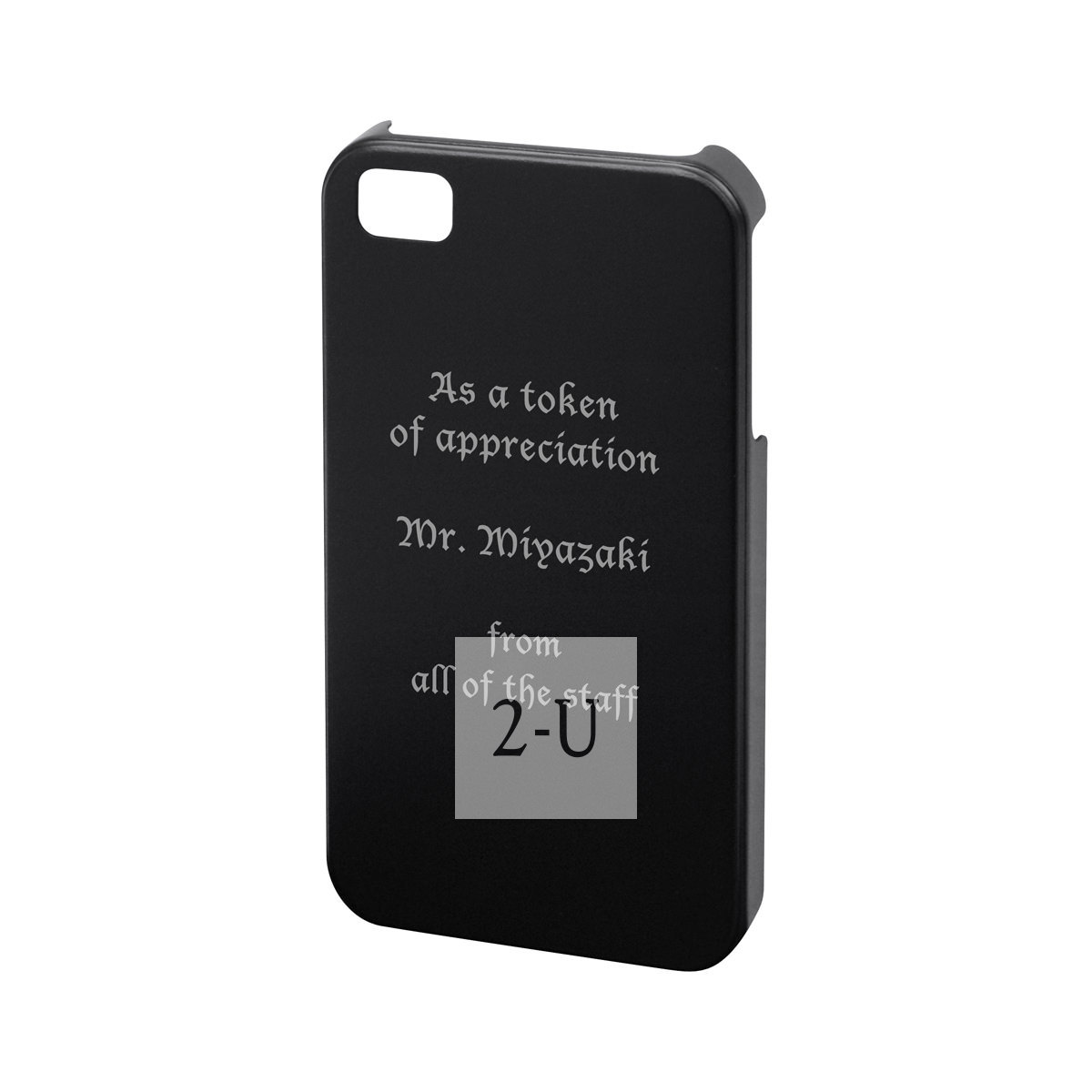 iPhone 4/4S 手機殼diy鋁機身外殼 黑色