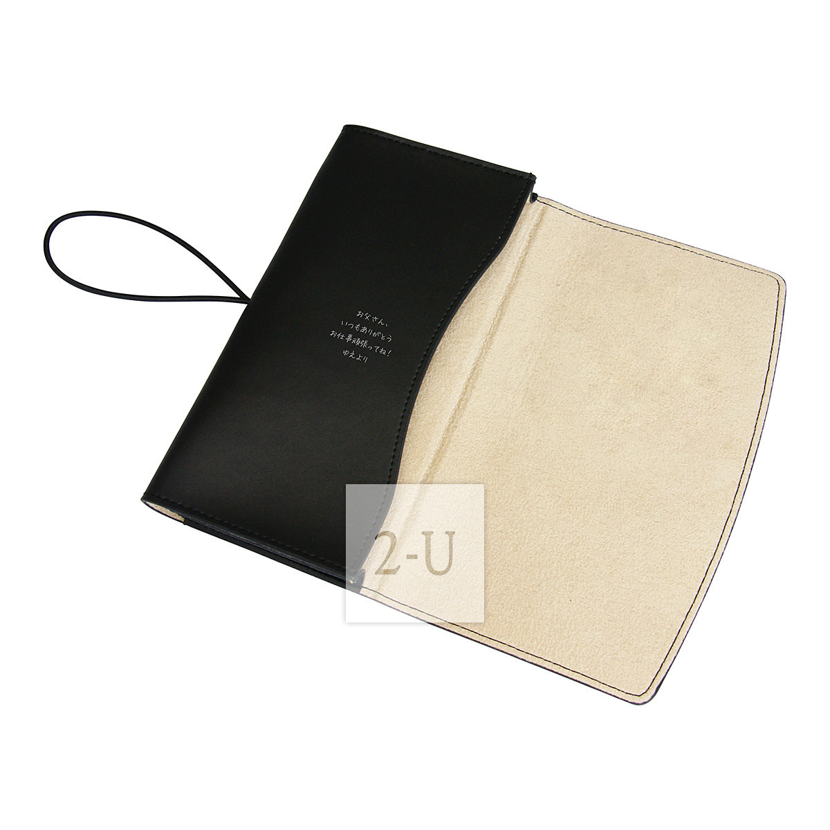 牛皮真皮 PC 筆記本 iPad 護套皮套7英吋用 黑色