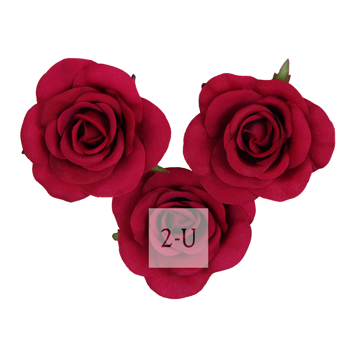 倣真人造玫瑰磁鐵吸附傢居裝飾 紅色