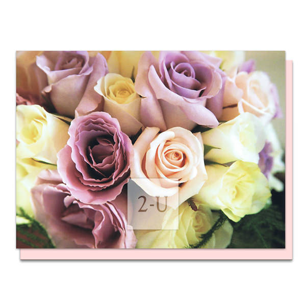 多綵玫瑰賀卡