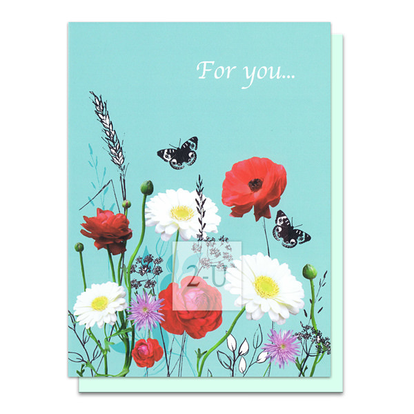 祇為妳鮮花賀卡