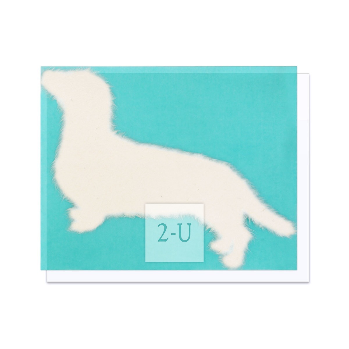 手撕美濃燒和紙狗狗賀卡 達剋斯狗