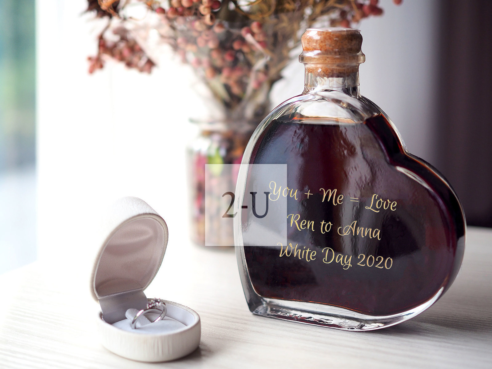 今天是白色情人節，我要把我的心送給妳