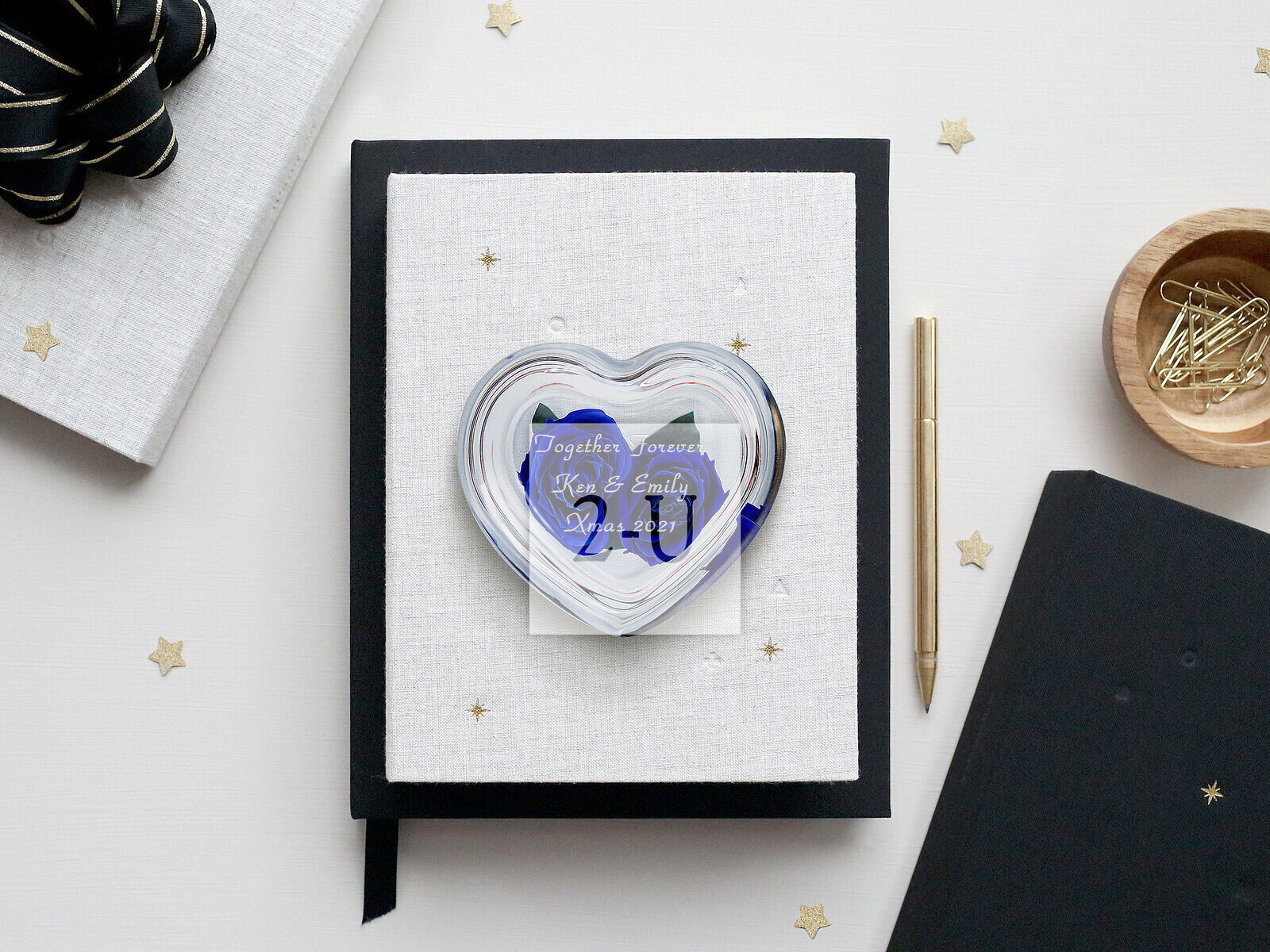 以心形見証兩人真愛，誠意奉上答謝之禮。