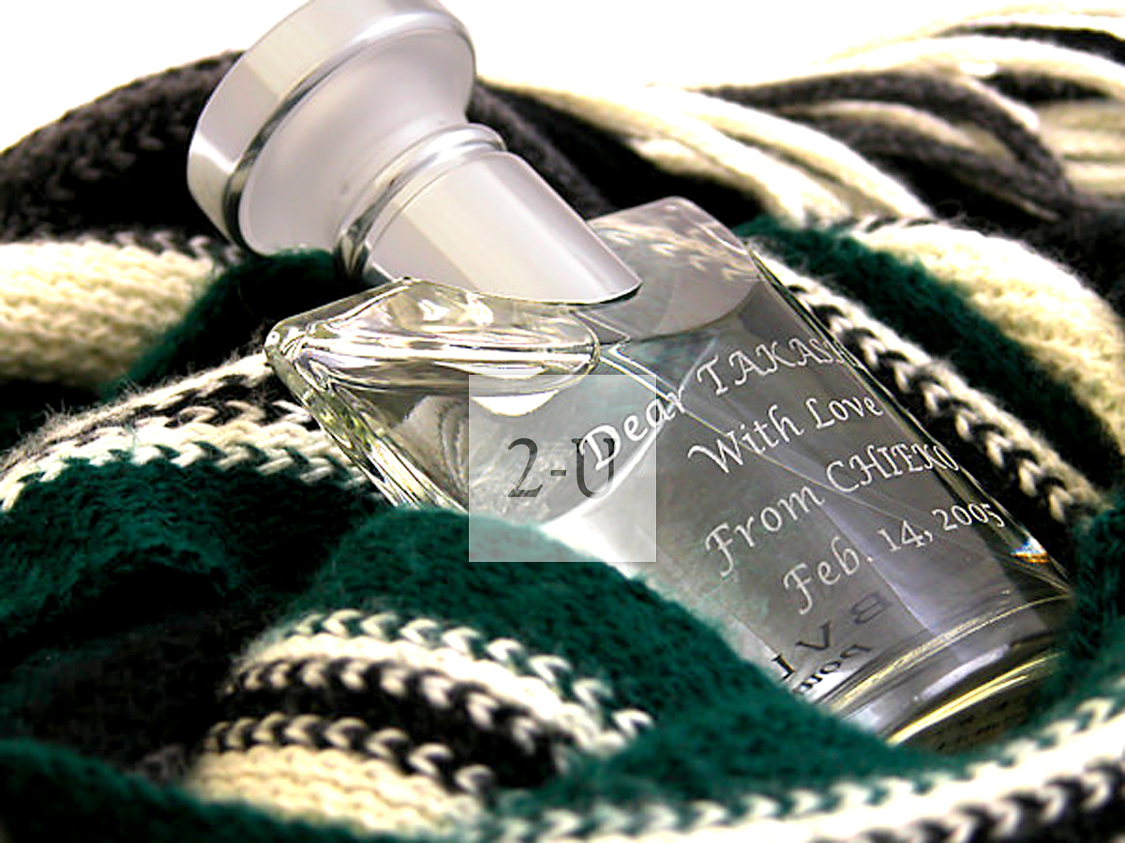 把今年的心思與特別的香味一起送給他