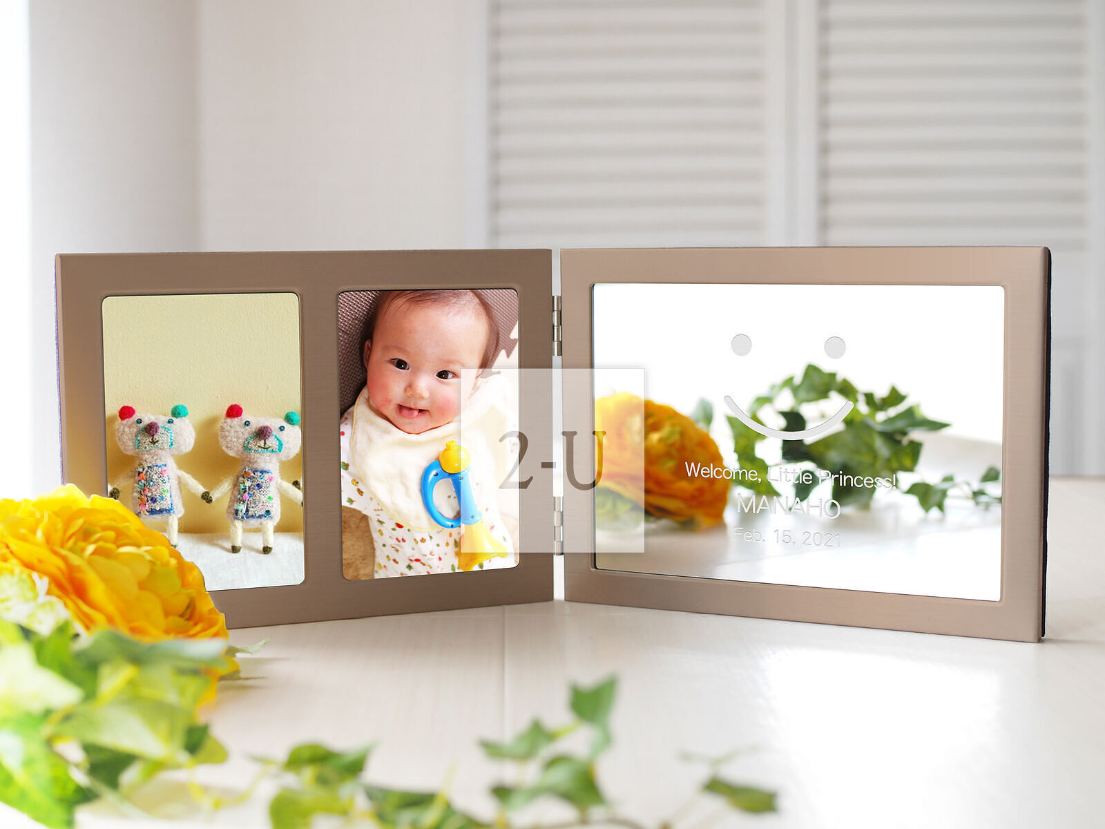 兼具時髦設計感的嬰兒專用相框
