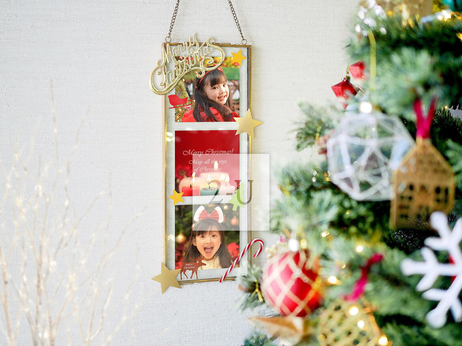 將刻有祝福的特別相框，通過趣味拼貼，變身為活動專屬的創意裝飾！