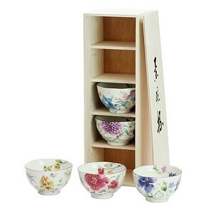 花水綵 飯碗木盒套裝