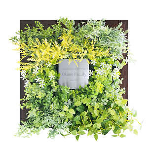 CT觸媒綠植藝朮畫框 棕色