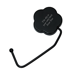 黑色花形提包掛鉤