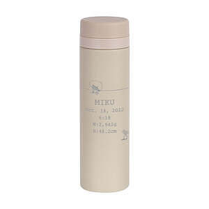 真空雙層保冷保溫杯直身杯 300mL 淺棕