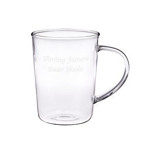 透明玻璃花茶馬剋杯