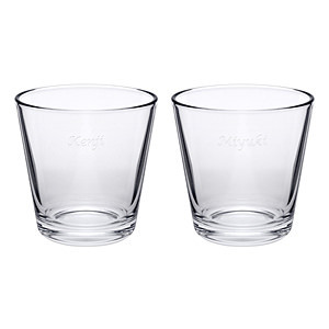 芬蘭伊塔拉 iittala Kartio 係列無色坦佈勒對杯