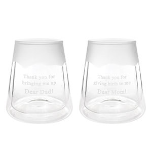 富士山雙層玻璃杯 對杯