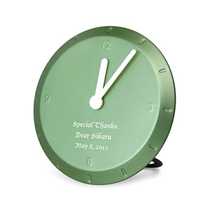 綠色團團圓圓小鬧鐘