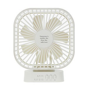 無線風扇兼充電寶 白色