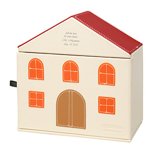 溫馨之傢房子鑰匙收納盒 乳白色W