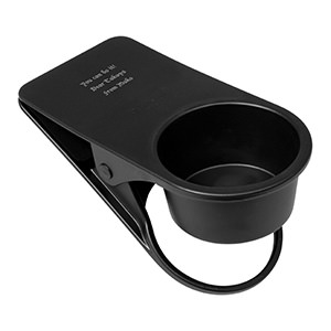 創意夾子式杯託 黑色