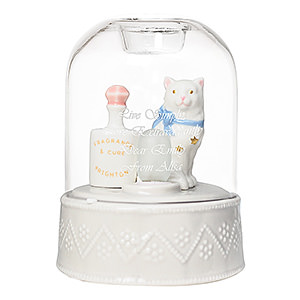 香薰精油燈 香水瓶和貓