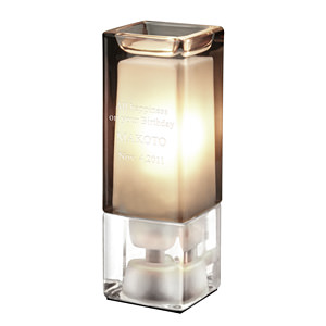 黑色冰柱香熏燈