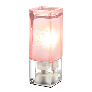 粉紅色冰柱香熏燈