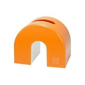 橋形紙巾盒 橙色