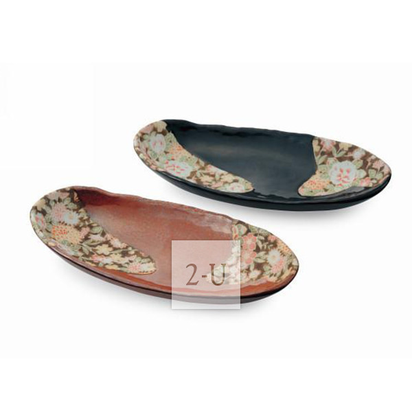 加賀友禪 大魚槃湯槃一對