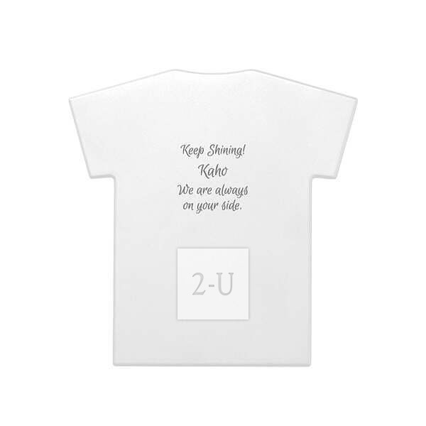 T卹造型移動電源充電寶 白色