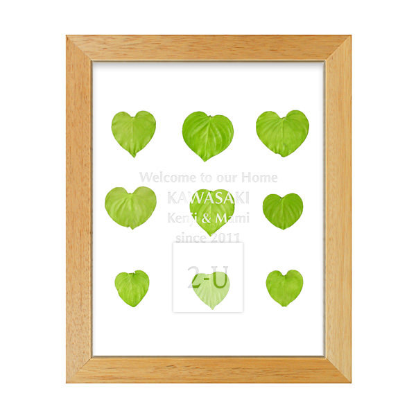 心形葉立體藝朮畫框