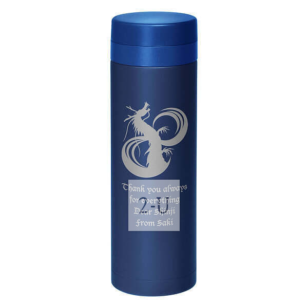 保冷保溫杯直身杯 500ml 深藍色