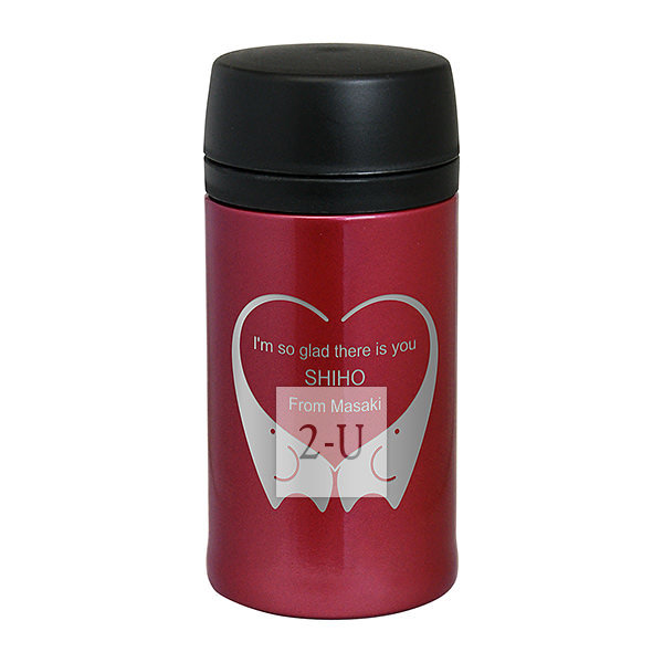 紅色保冷保溫杯直身杯 350ml