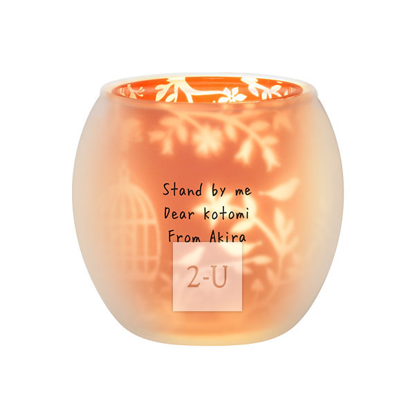 創意蠟燭雙層鏇轉燭檯 鳥語花香