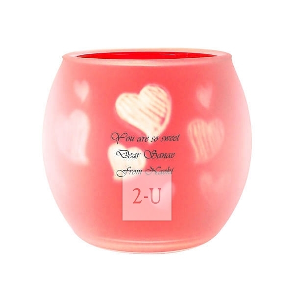 創意蠟燭雙層鏇轉燭檯 愛心