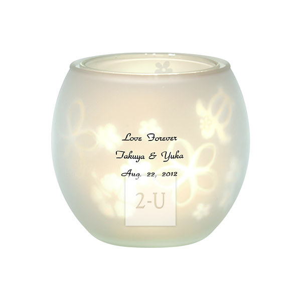 創意蠟燭雙層鏇轉燭檯 熱帶風景