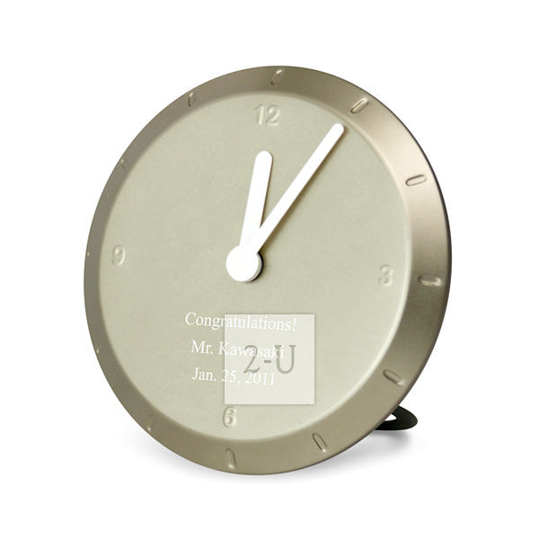 淺銅色團團圓圓小鬧鐘