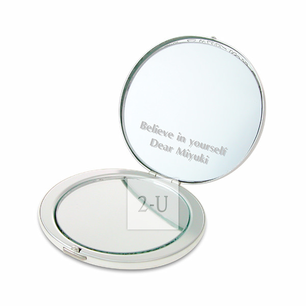 Xssus 係列銀色圓形化妝鏡