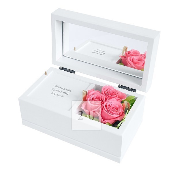 保鮮花音樂盒 粉紅玫瑰