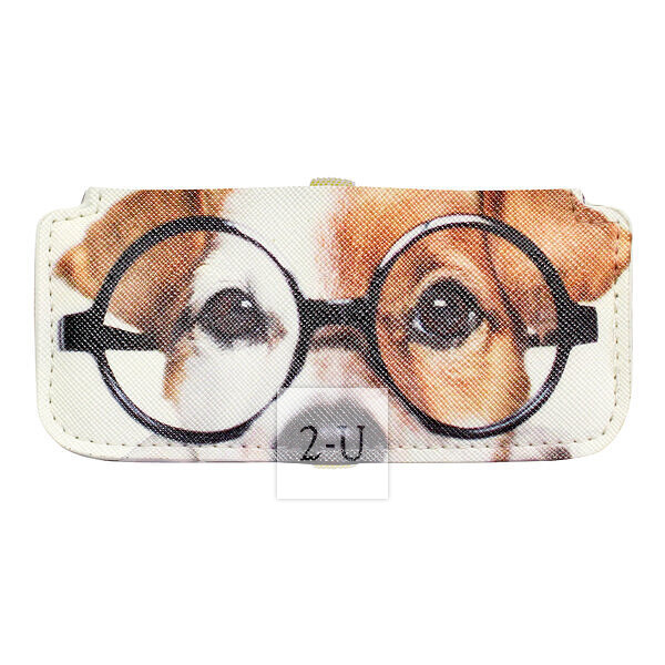 小巧眼鏡盒 動物圖案之傑剋儸素梗犬