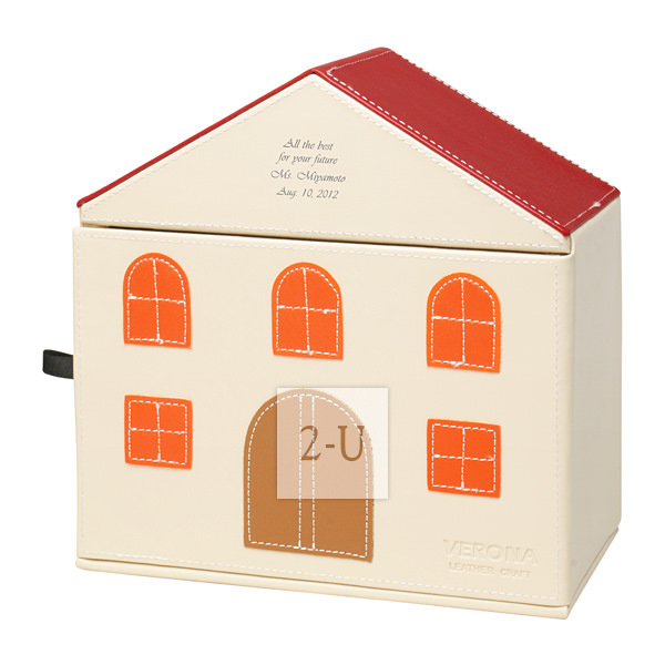 溫馨之傢房子鑰匙收納盒 乳白色W