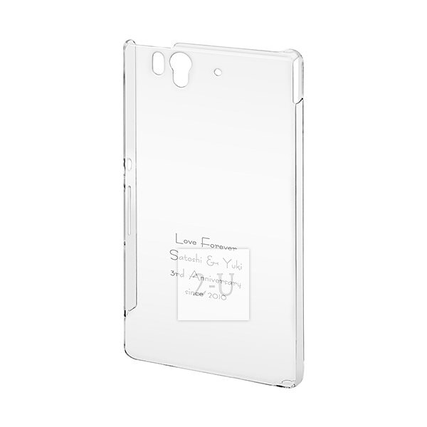 索尼 Xperia Z SO-02E 專用智能手機保護殼 無色透明